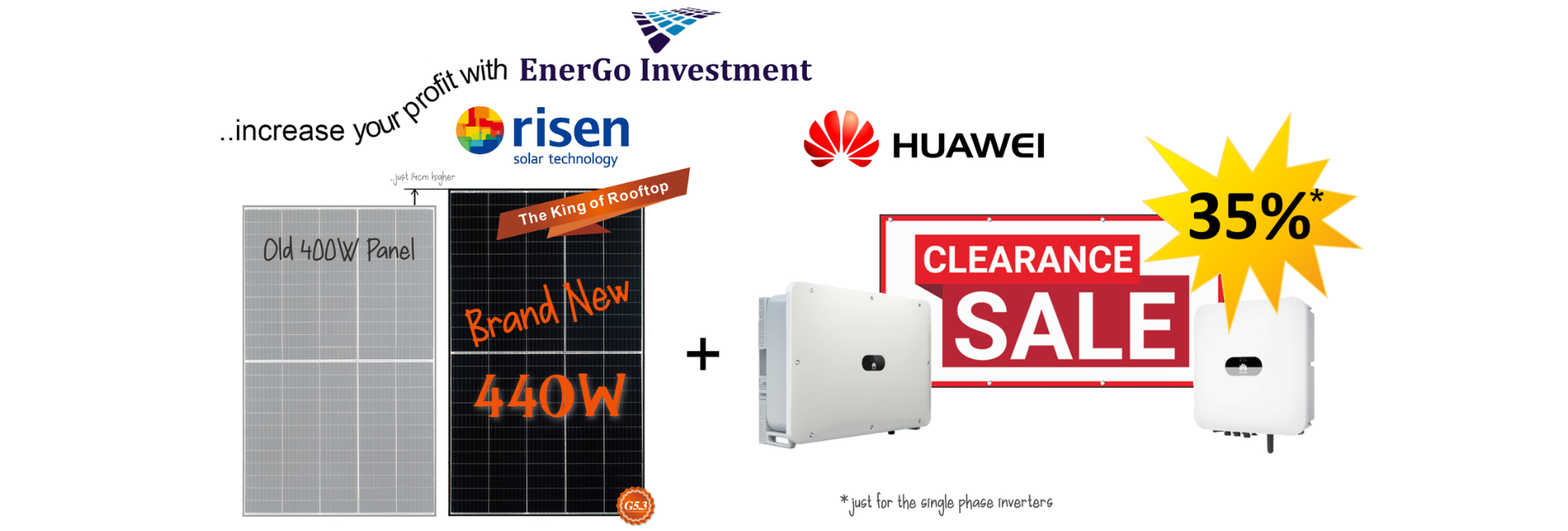 Risen and Huawei sales